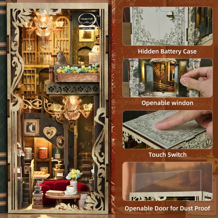 Seasons Café DIY Book Nook Kit