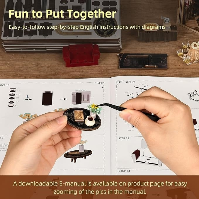 Seasons Café DIY Book Nook Kit