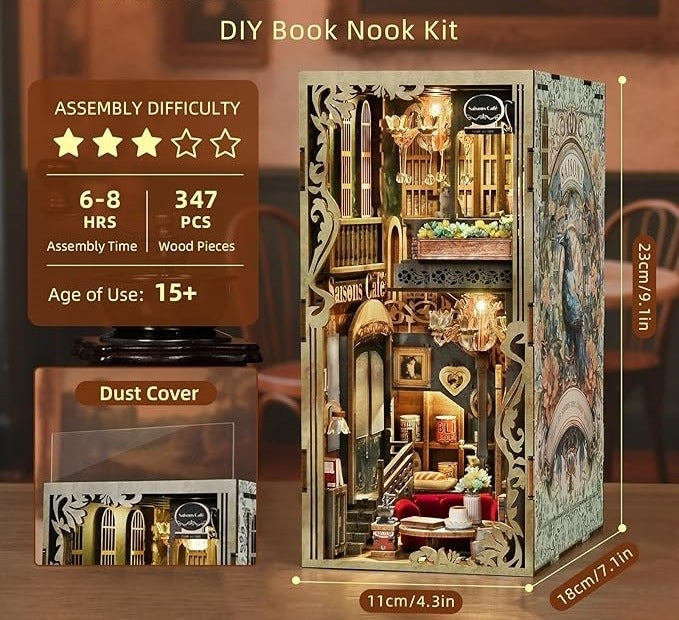 Seasons Café DIY Book Nook Kit