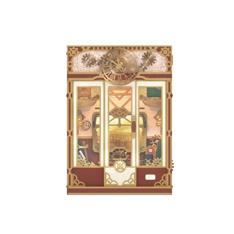 Steampunk Fantasy | Infinite Train Cabin DIY Book Nook Kit | Motion Scene