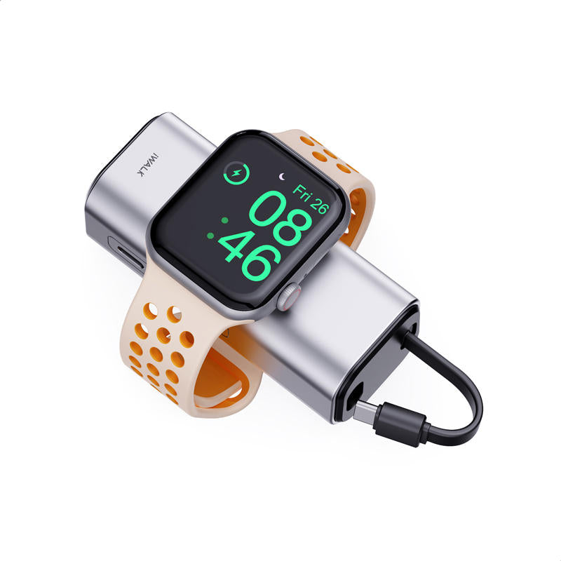 2-in-1 Mini Portable Magnetic Wireless Fast Charging Power Bank (5000mAh)