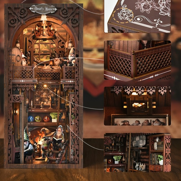 The Dwarfs’ House DIY Book Nook Kit