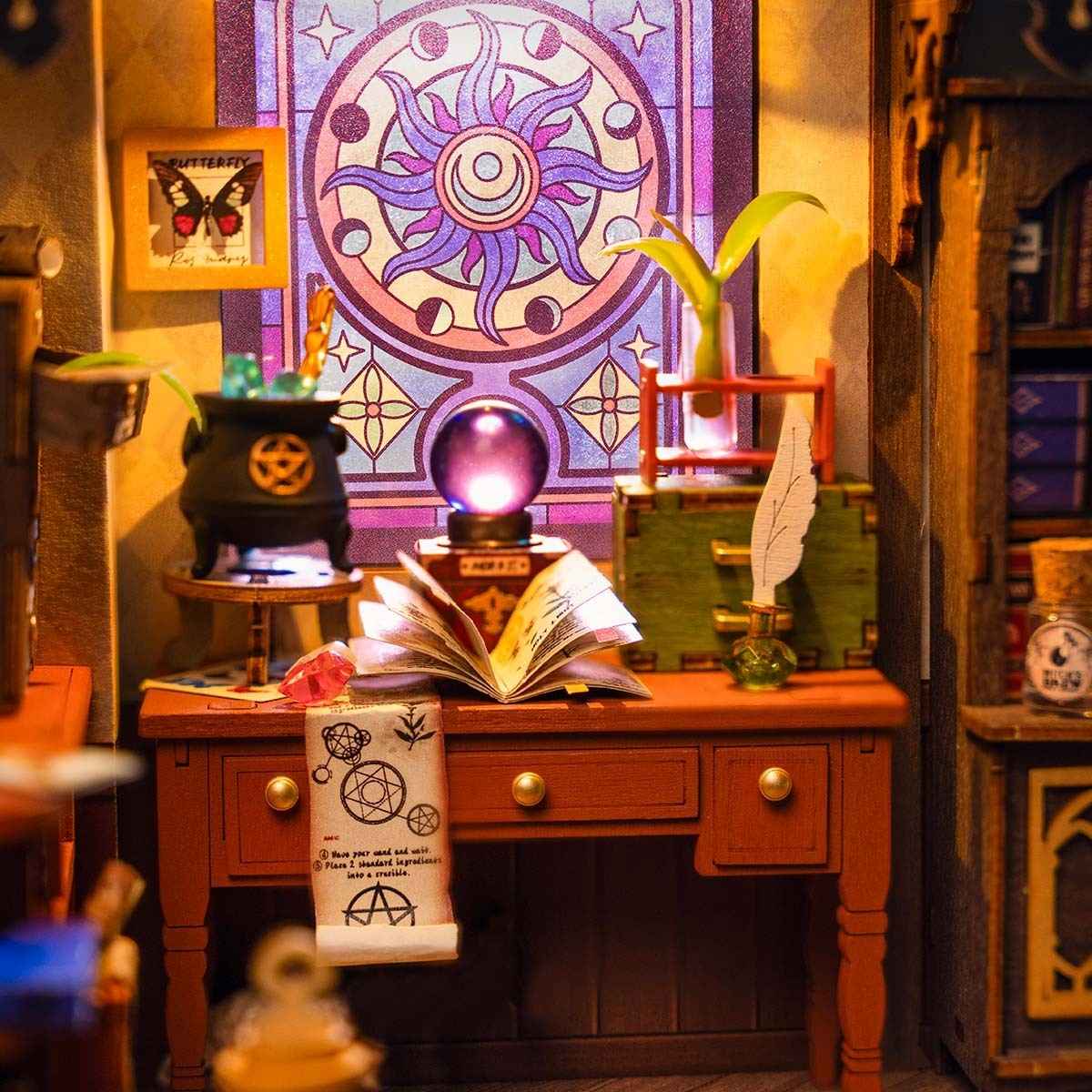The Magic Study DIY Miniature House Kit