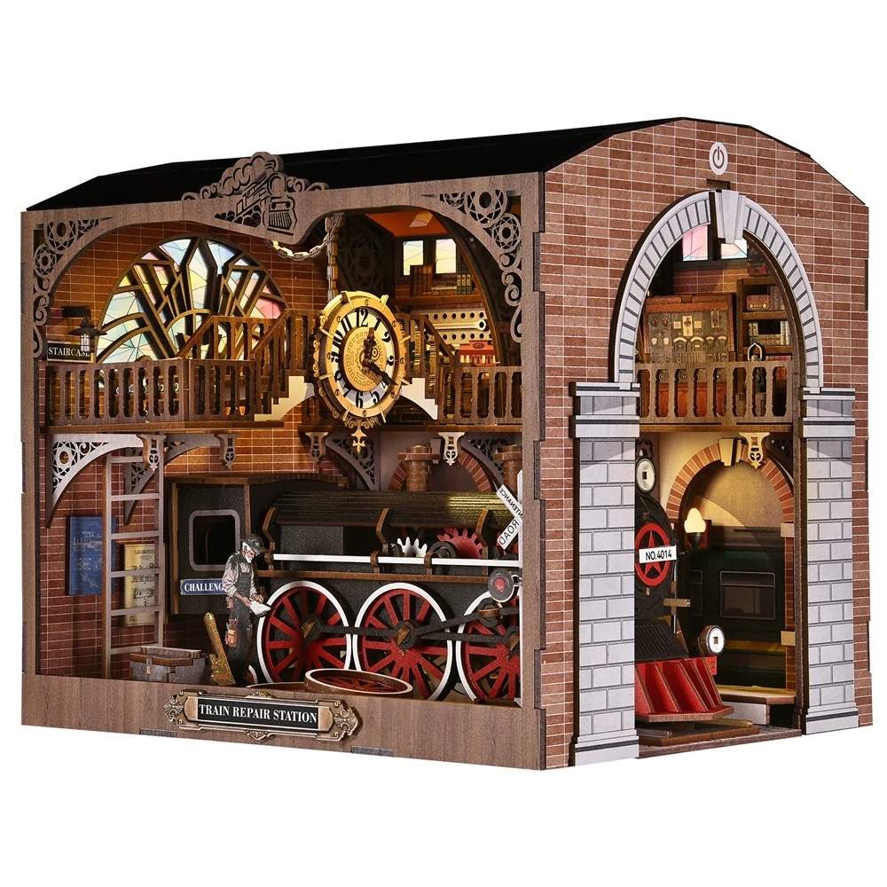 Train Repair Station DIY Book Nook Kit