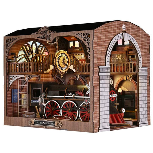 Train Repair Station DIY Book Nook Kit