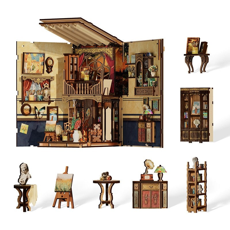 Van Gogh Studio DIY Book Nook Kit
