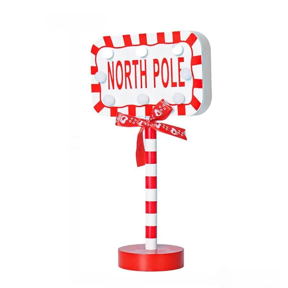 Christmas LED Wooden Desktop Sign Lights – Create a Festive Atmosphere for Your Holiday Celebrations