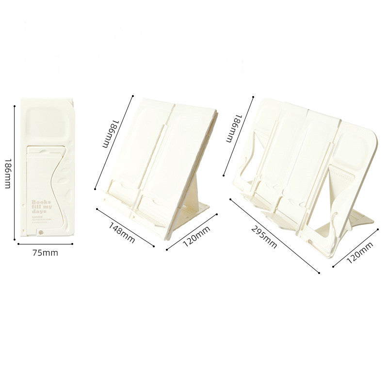 Foldable Solid Color Portable Desktop Reading Stand