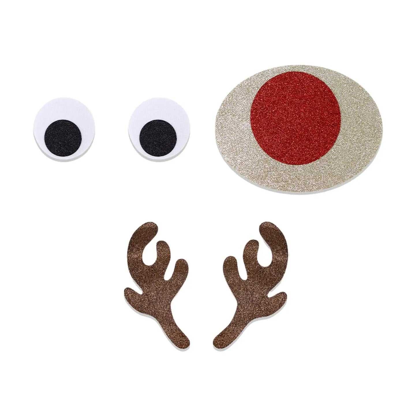 DIY Christmas Door Sticker – Removable Felt Wall Décor for a Whimsical Touch in Your Living Room, Window, or Refrigerator