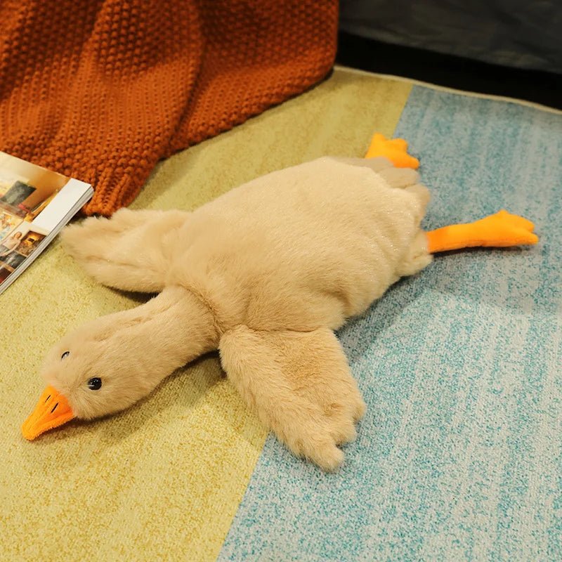 Giant Plush Big White Duck Pillow – Ultra-Soft Hugging Pillow in 7 Charming Colors, Perfect Cuddly Companion & Whimsical Christmas Gift for Kids