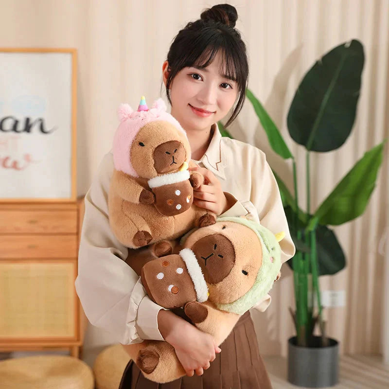 Baby Kawaii Capybara Dress-up Plushies