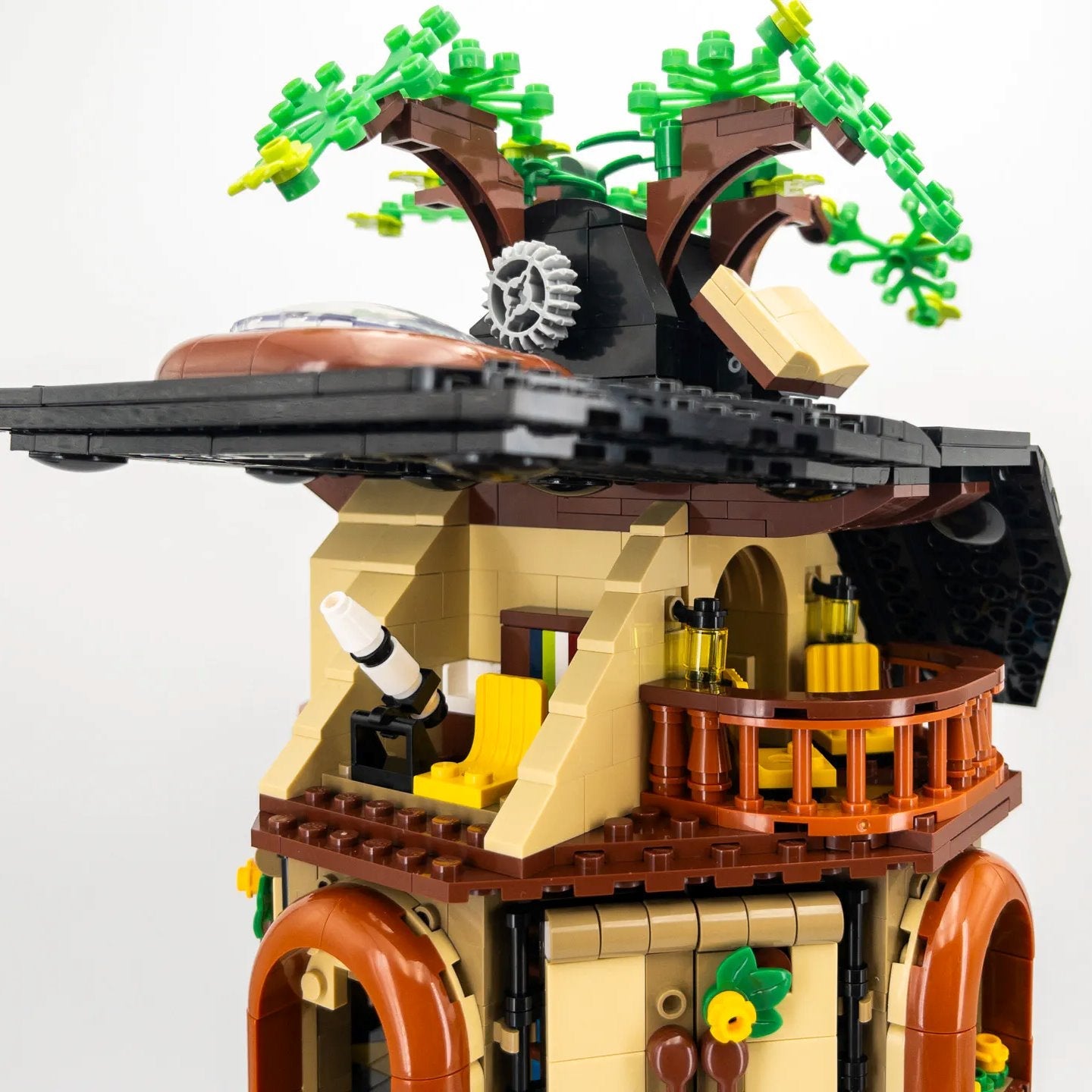 Barneys Secret Hideout Tree House Building Blocks LED Light