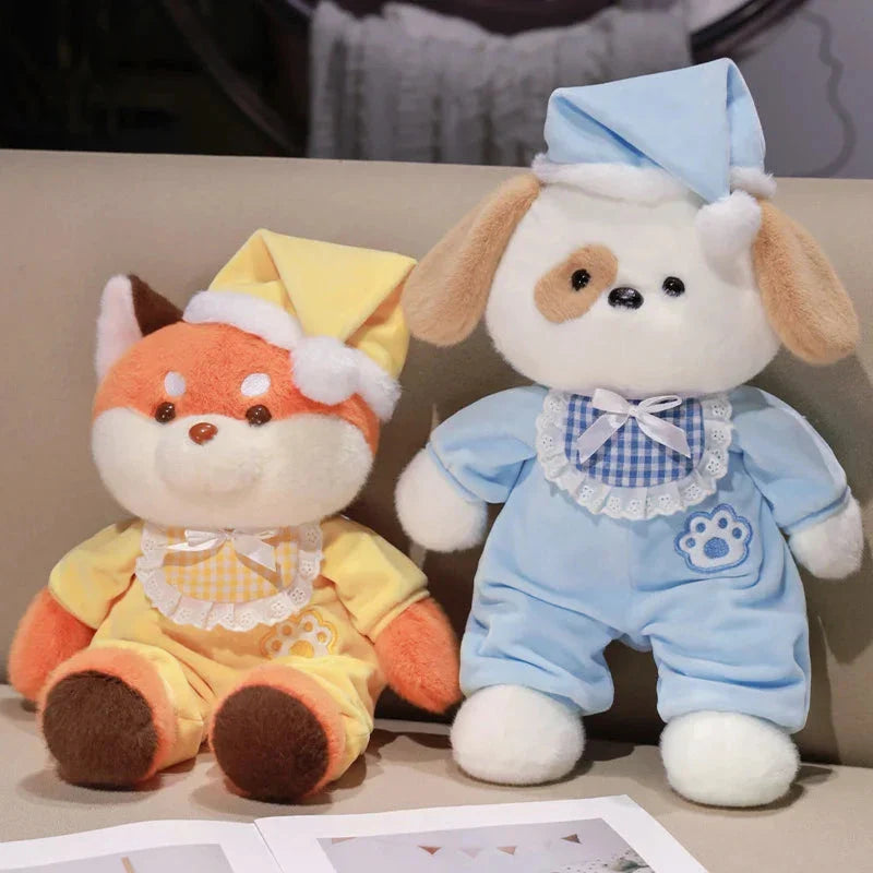 Bedtime Fox Koala Dog Pajama Party Plushies