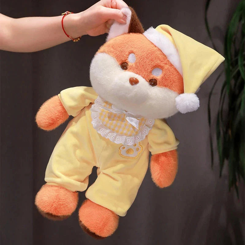 Bedtime Fox Koala Dog Pajama Party Plushies