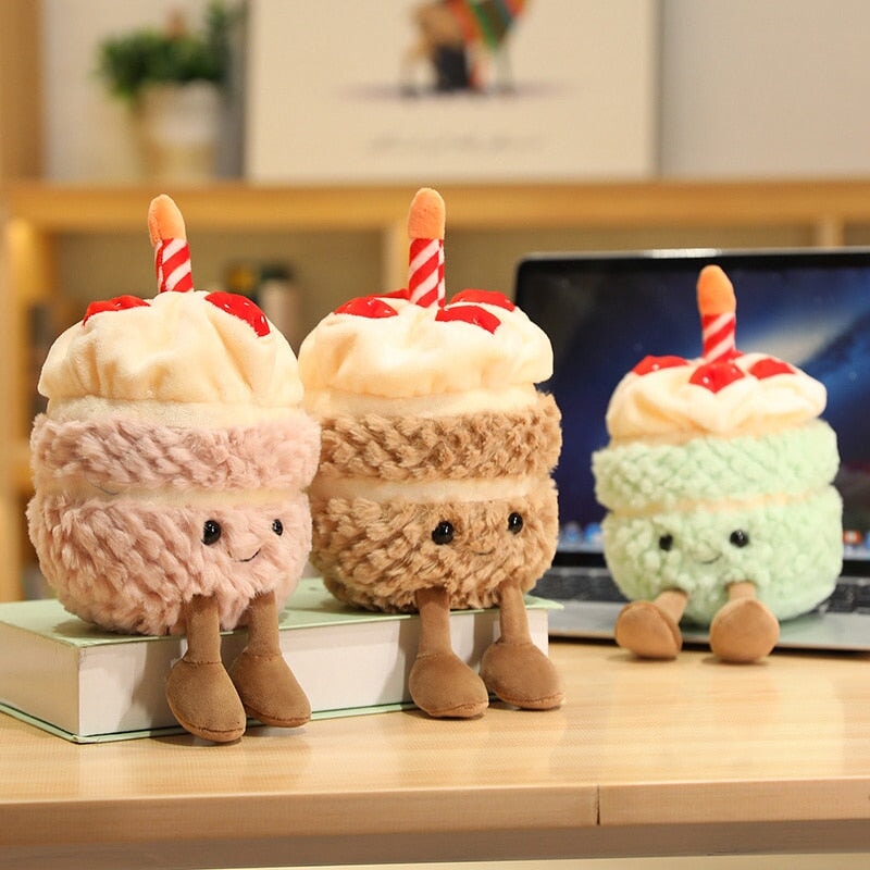 Birthday Celebration Cake Plushie Buddies