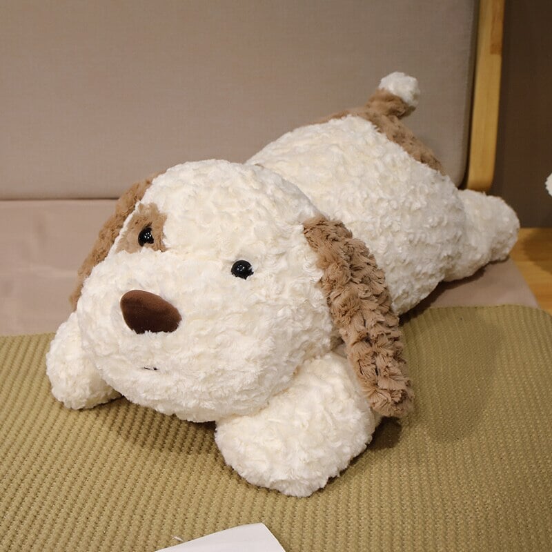 Alice & Georgina the Laying Spotty Dog Plushies