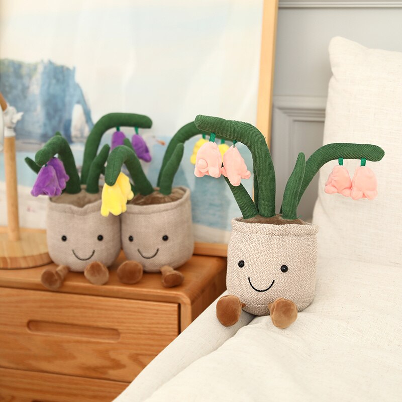 Fuzzy Fella Flower Pot Plush