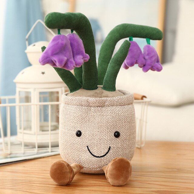 Fuzzy Fella Flower Pot Plush