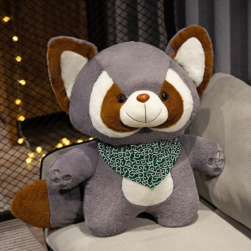 Bushy and Buster the Raccoon Plushies