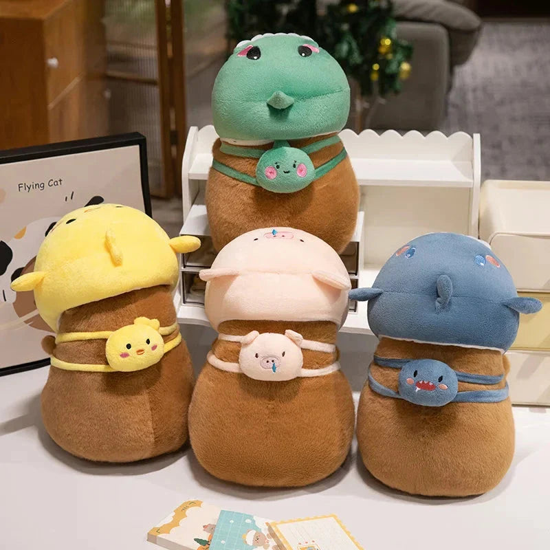 Capybara Animal Cosplay Hat Plushies