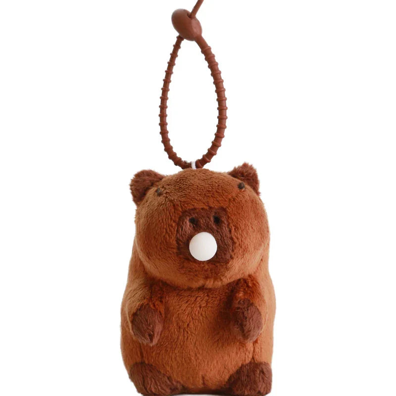 Capybara Keychain Pendant Plush