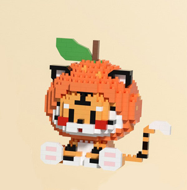 Cat and Tiger Onesie Nano Building Blocks