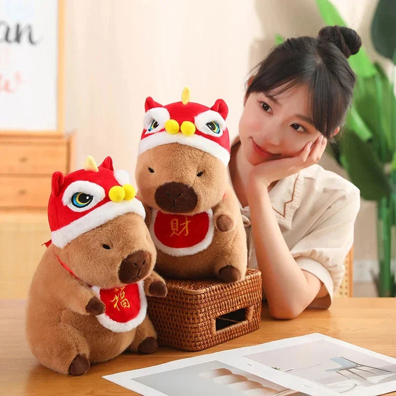 Christmas New Year Baby Capybara Plushies