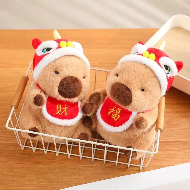 Christmas New Year Baby Capybara Plushies