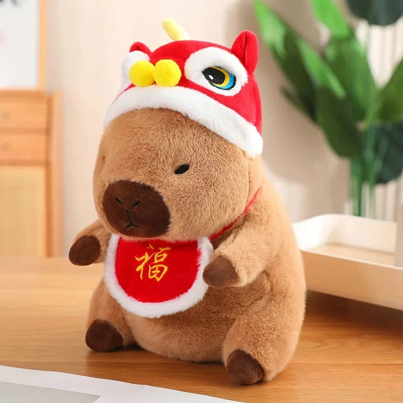 Christmas New Year Baby Capybara Plushies