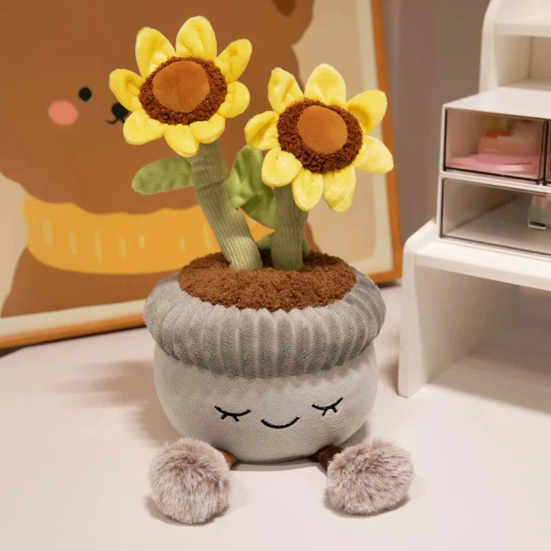 Cute Cactus Flower Plant Plushie