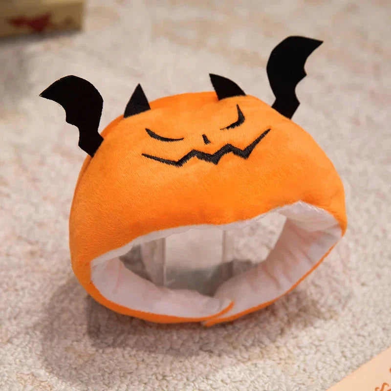 Cute Halloween Pumpkin Hat Bat Capybara Plush
