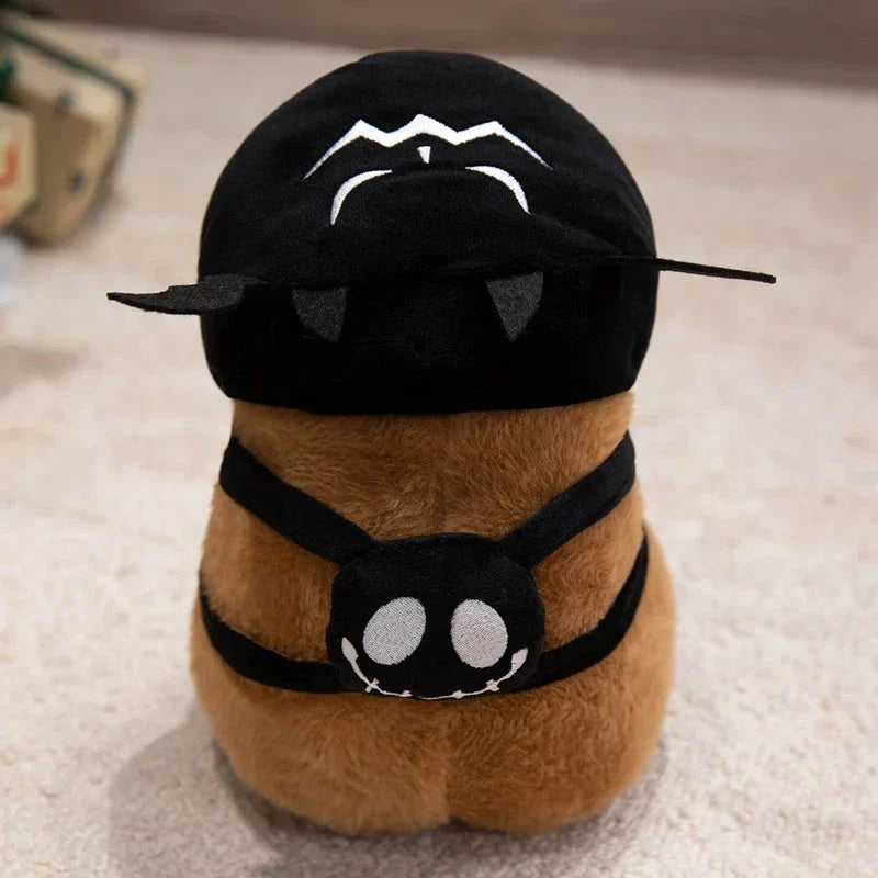 Cute Halloween Pumpkin Hat Bat Capybara Plush