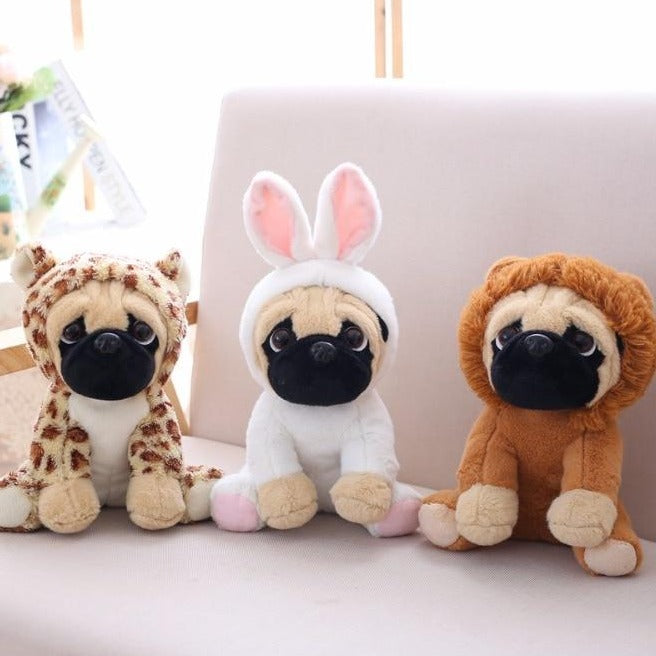 Family of Pug Plushies