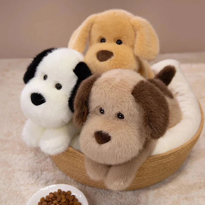 Fluffy Dog Trio Plushies
