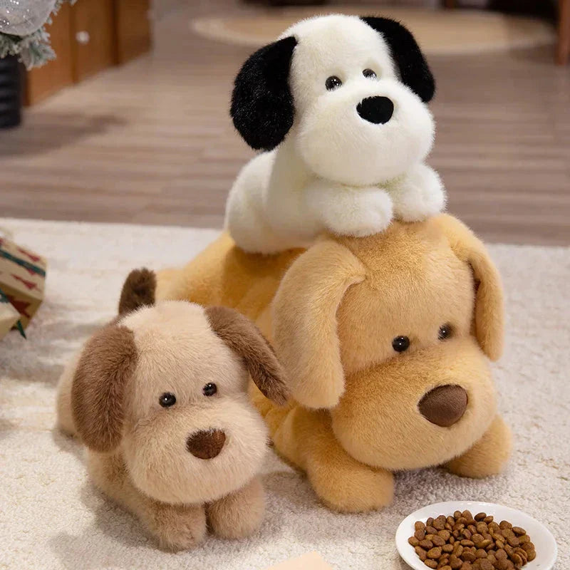 Fluffy Dog Trio Plushies