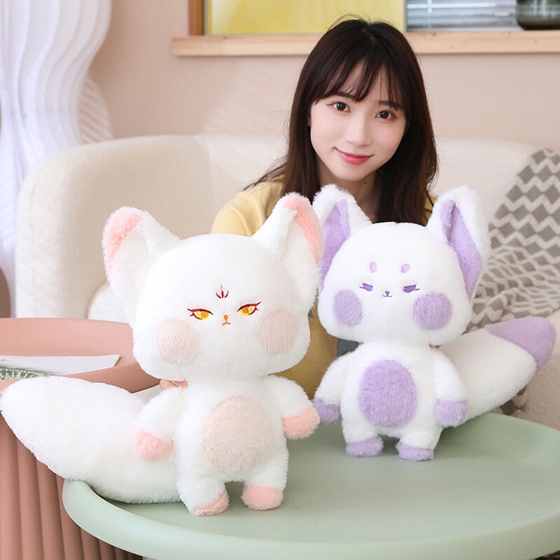 Fluffy Huge Tail Kawaii Fox Plushies