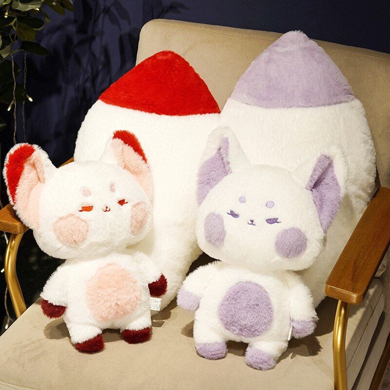 Fluffy Huge Tail Kawaii Fox Plushies