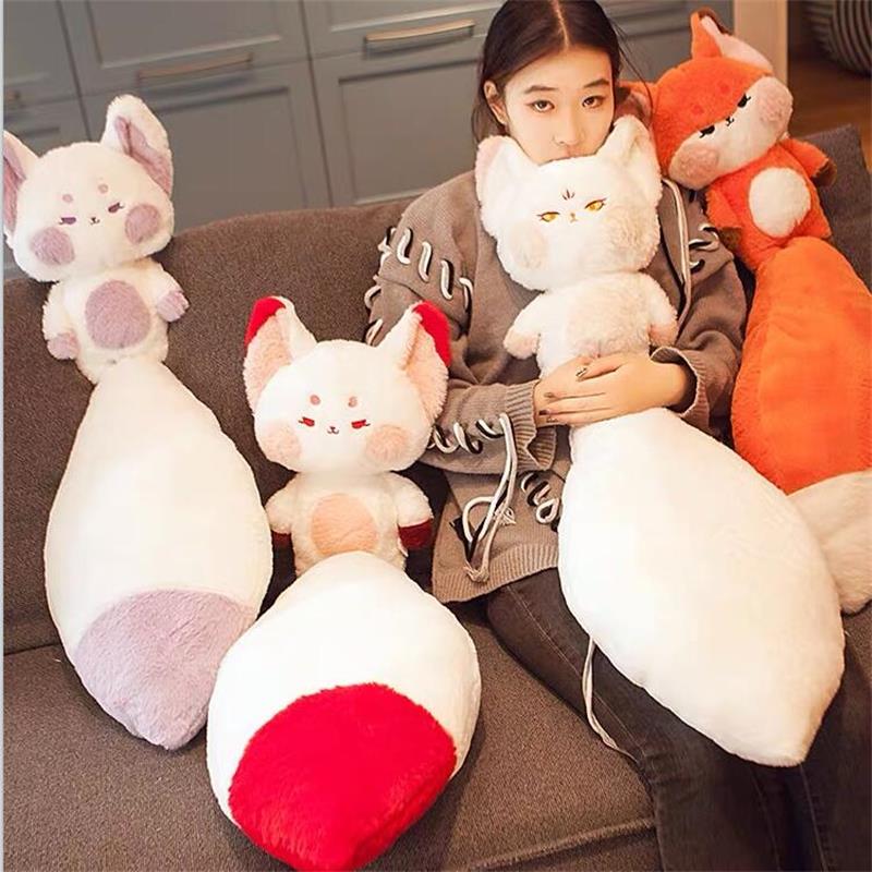 Fluffy Huge Tail Kawaii Fox Plushies