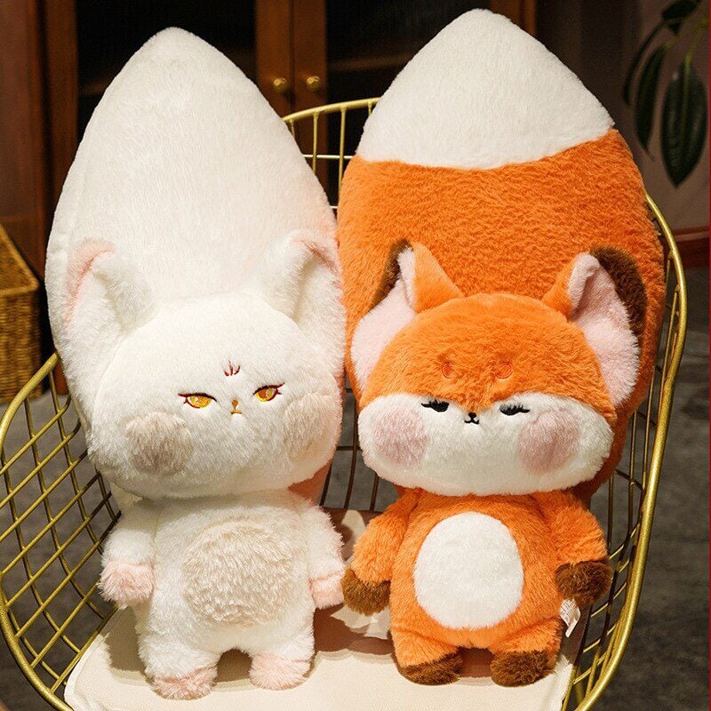 Fluffy Huge Tail Kawaii Fox Plushies
