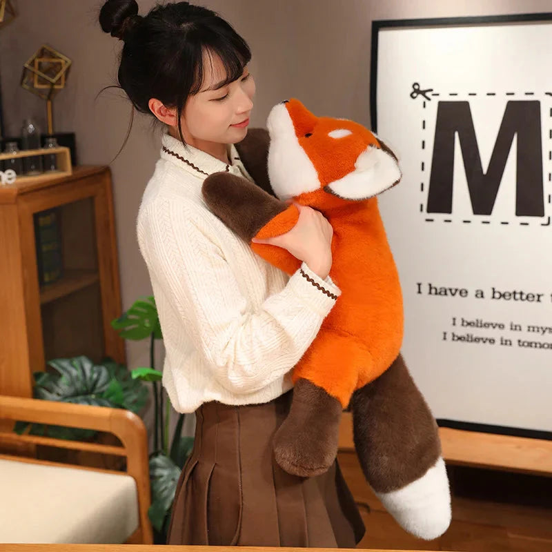 Fluffy Red Panda & Fox Plushies