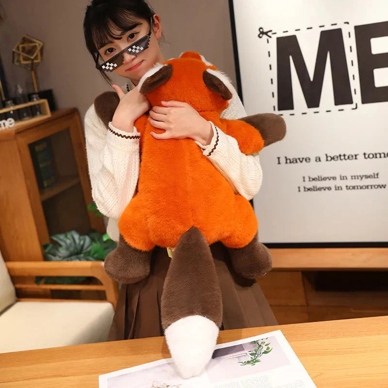 Fluffy Red Panda & Fox Plushies