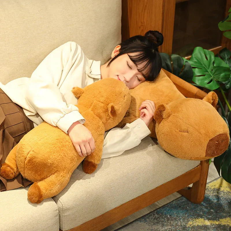 Fluffy Sleepy Capybara Plushies