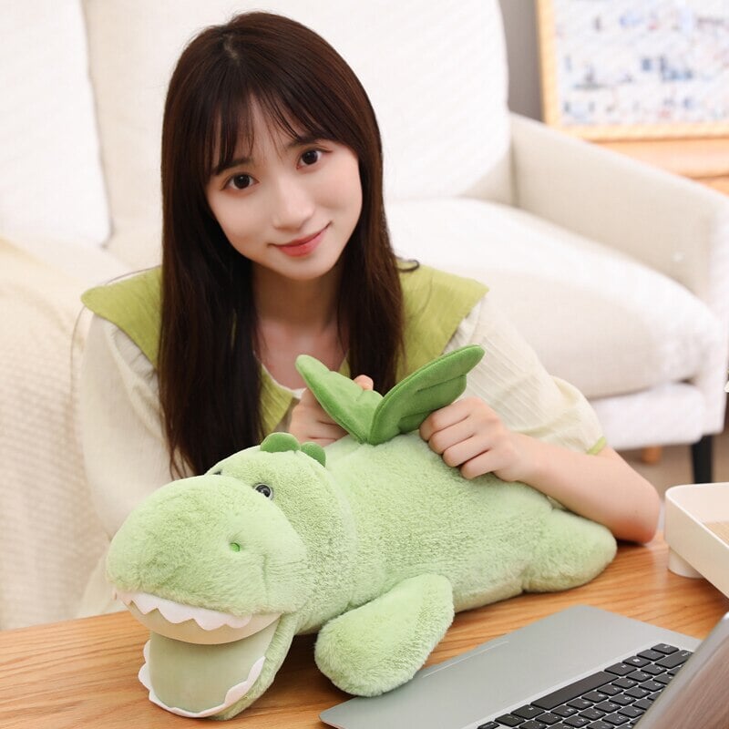 Flying Fluffy Dragon Plush Stuffed Toy