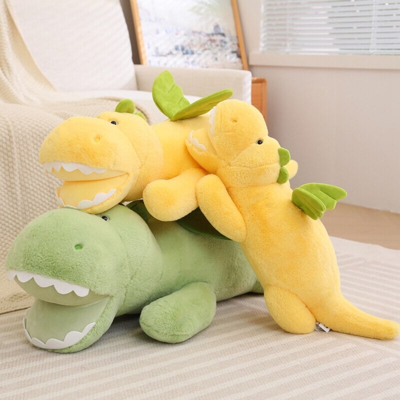 Flying Fluffy Dragon Plush Stuffed Toy