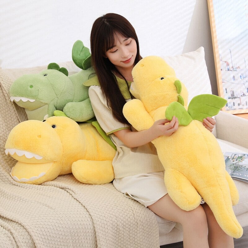 Flying Fluffy Dragon Plush Stuffed Toy