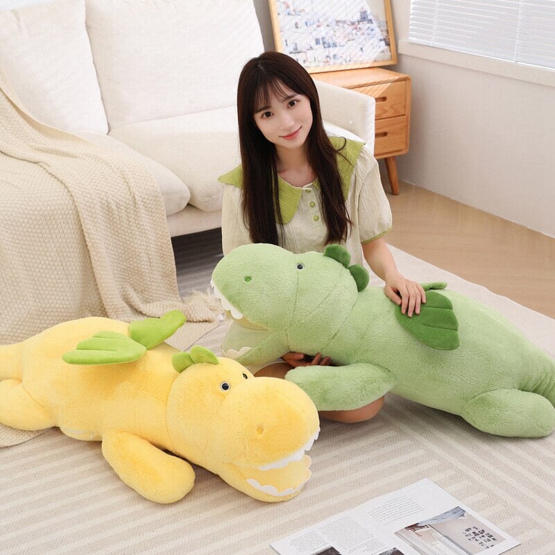 Flying Fluffy Dragon Plush Stuffed Toy