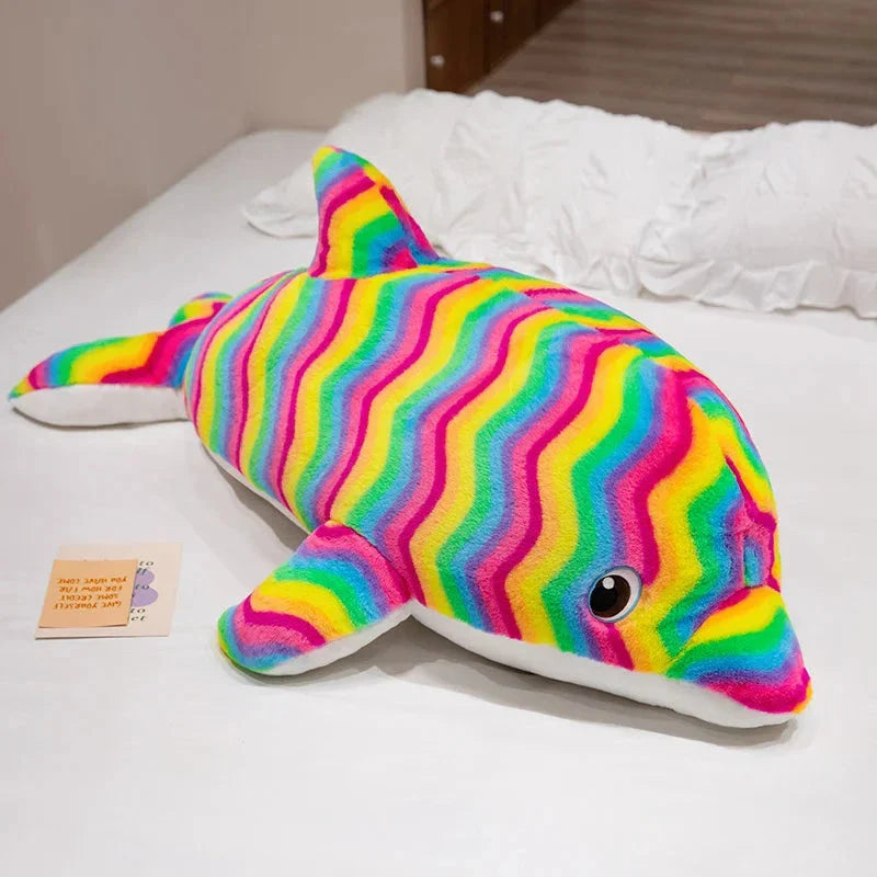 Galaxy Rainbow Dolphin Plushies