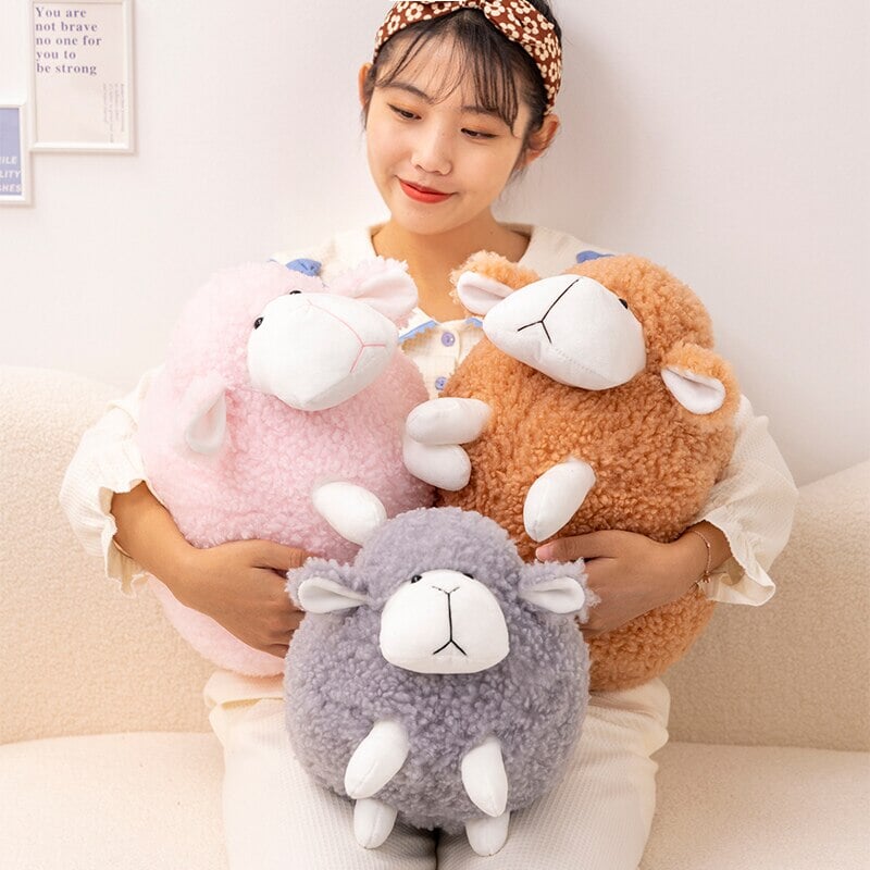 Grumpy Fluffy Sheep Plushies