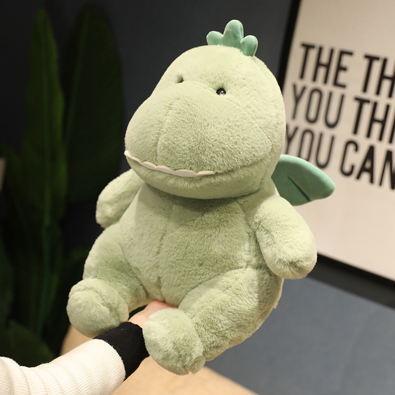 Hajiro the Goofy Green Dinosaur Plushie