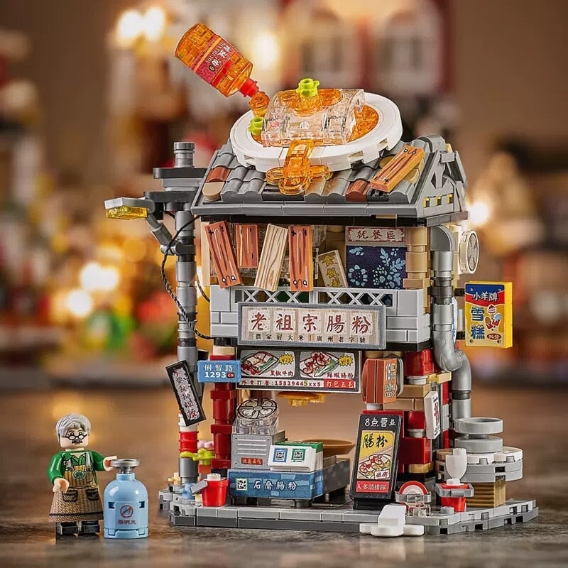 Hong Kong Restaurant Micro Building Blocks